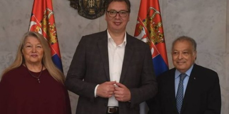 VUČIĆ SA ČUVENIM DIRIGENTOM! Predsednik Srbije sastao se sa Zubinom Mehtom! /FOTO/