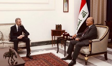 Ambasador Srbije sa predsednikom Iraka!   Naša dva naroda veže istorijsko prijateljstvo!