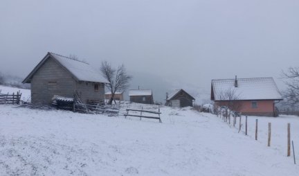 DRUGI "BABIN JARAC" VRATIO ZIMU U SRBIJU! Sneg prekrio planinska sela i oživeo legendu o mesecu martu (FOTO)