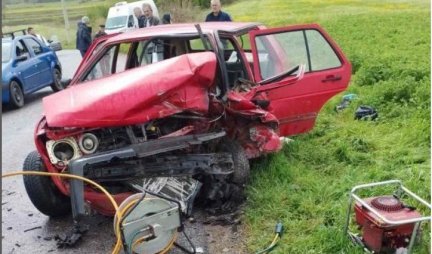 DVE SAOBRAĆAJNE NEZGODE U BOGATIĆU: Povređen vozač automobila, lekari mu se bore za život