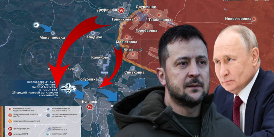 (MAPA) Kijev drhti od straha! Više od 100.000 Rusa spremno za juriš na Kupjansk!