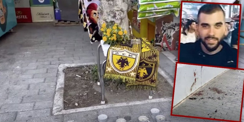 Suze na stadionu! Navijači AEK se ovako opraštaju od poginulog Mihalisa! Jedan detalj kida srce (VIDEO)
