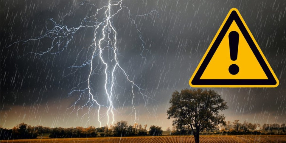 Upaljen meteoalarm! RHMZ izdao hitno upozorenje: Stižu olujni vetrovi sa grmljavinom!
