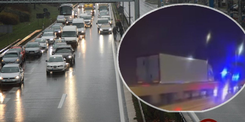 Dokle više?! Vozač kamikaza šleper vozio u kontra smeru u Novom Sadu (VIDEO)