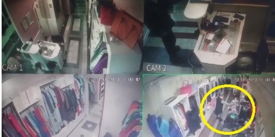 Kradljivica bluze strpala u torbu, jednu sa ofingerom! Pogledajte snimak sramotne krađe u kruševačkom butiku (VIDEO)