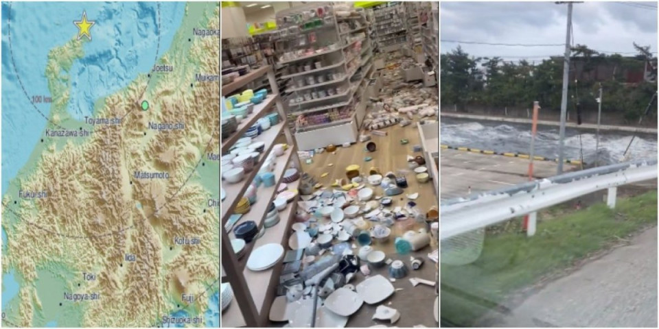 Hitno! Serija snažnih zemljotresa u Japanu, krenuo cunami, pojavili se dramatični snimci! (VIDEO)