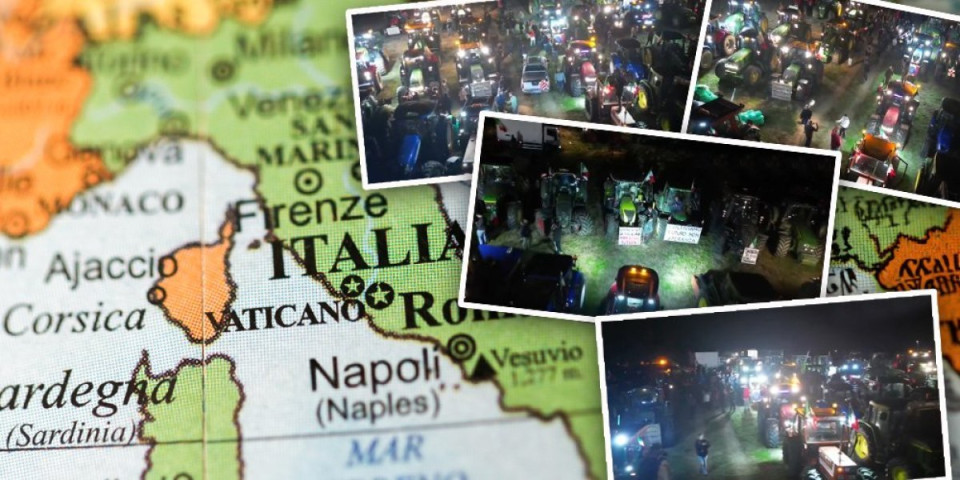 (VIDEO) Italija na nogama! Ka Rimu krenula ogromna kolona, situacija na ivici pucanja!