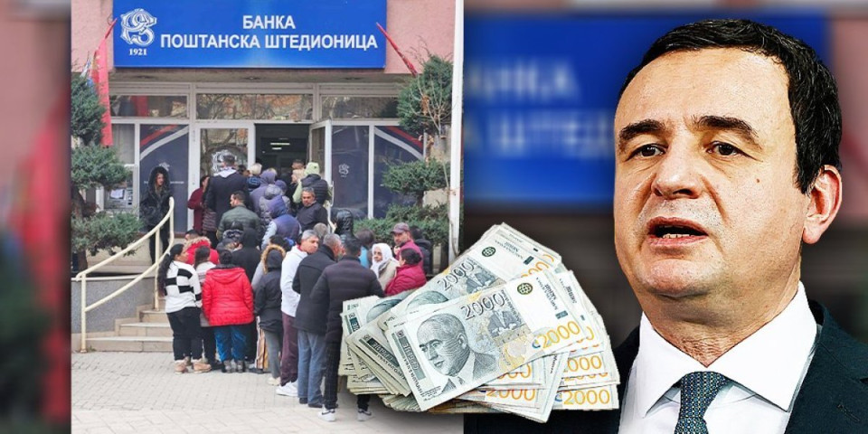 Progon na delu! Srbi zbog Kurtijeve odluke ne mogu da podignu plate i penzije!
