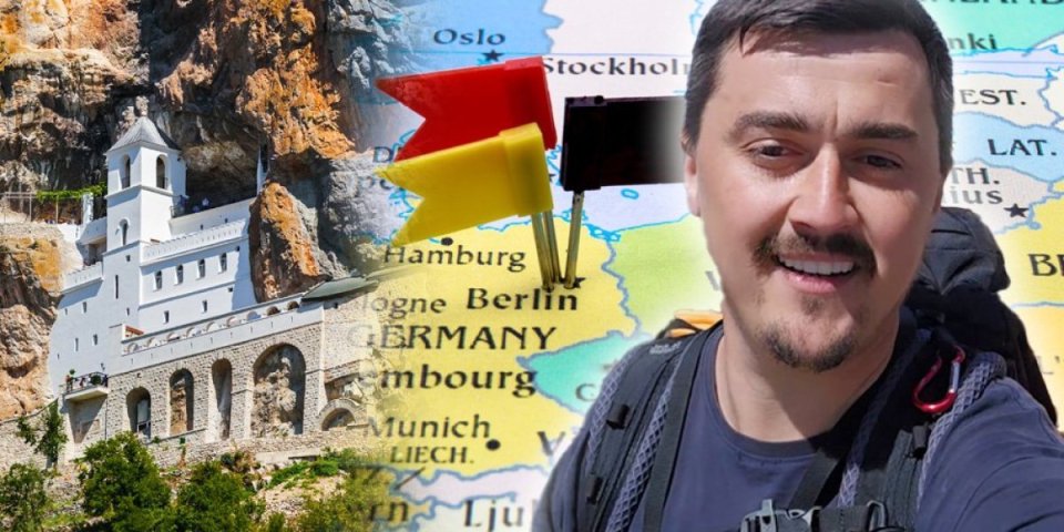 Srbin peške iz Nemačke stigao na Ostrog! Putovao 35 dana, prepešačio 1.400 kilometara, prošao kroz nekoliko država i poručio ovo