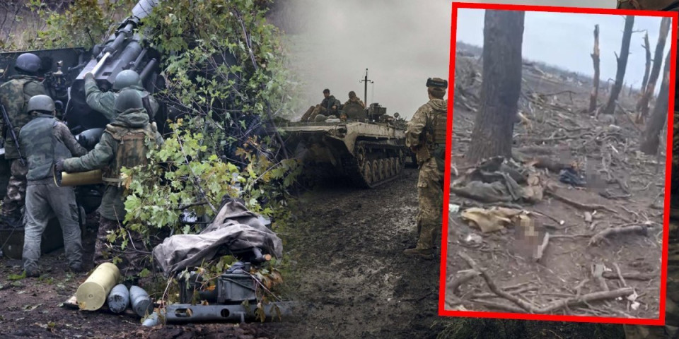 (UZNEMIRUJUĆE) Svuda tela ruskih i ukrajinskih vojnika - nemoguće ih je prebrojati! Posle juriša ništa ni drvo nije ostalo