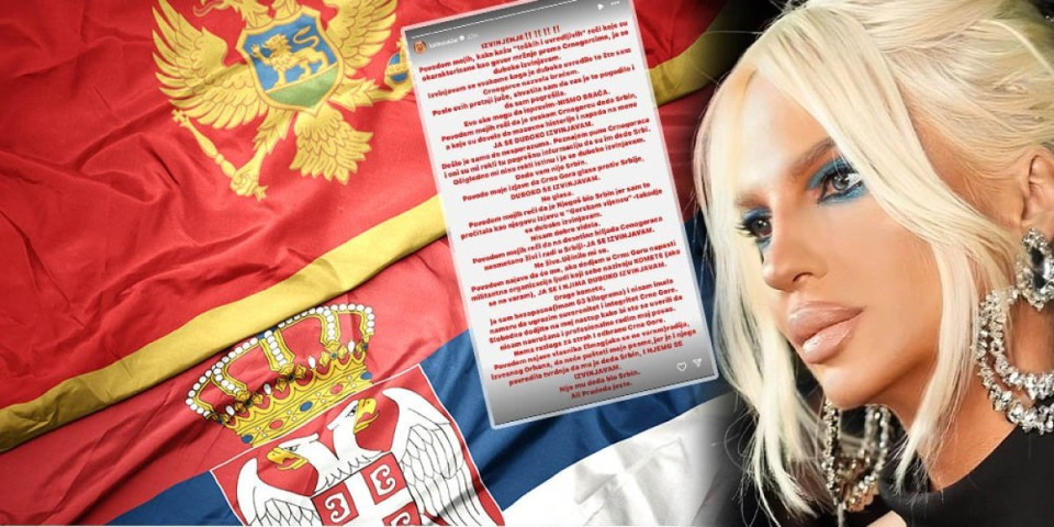 "Duboko se izvinjavam Crnogorcima!" JK nakon pretnji urnisala Komite: "Deda vam nije bio Srbin, ali jeste pradeda"