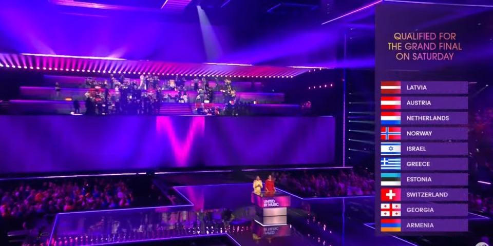 Ovih 10 zemalja se plasiralo u finale "Evrovizije"! Albanka propala kao žeton, najveća pretnja Hrvatu na kladionicama gazi ka tronu