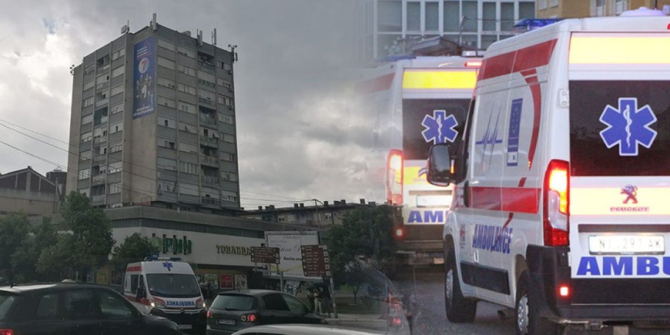 Jeziv pokušaj samoubistva u Prokuplju! Zbog povreda, devojka koja je skočila sa zgrade prebačena za Niš