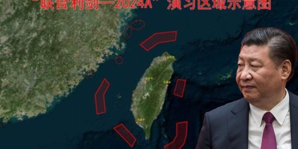 Počelo! Kineska vojska okružila Tajvan: Ovo vam je jaka kazna! Snage Pekinga objavile mapu novih akcija!