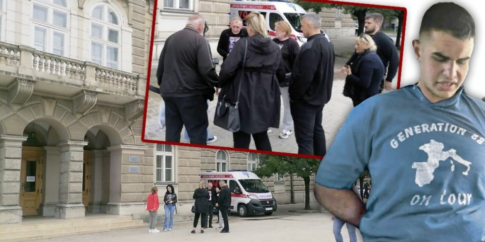 Tužna scena ispred suda u Smederevu! Okupili se roditelji ubijene dece, Hitna pomoć u pripravnosti (VIDEO)