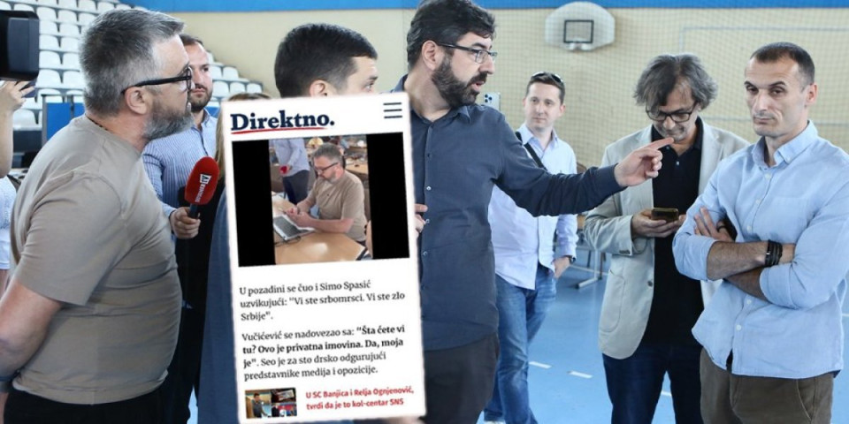 ĐILASOVI LAŽOVI! Portal "Direktno" slagao da je Vučićević gurao novinare, pa sami sebe demantovali snimkom! (VIDEO)