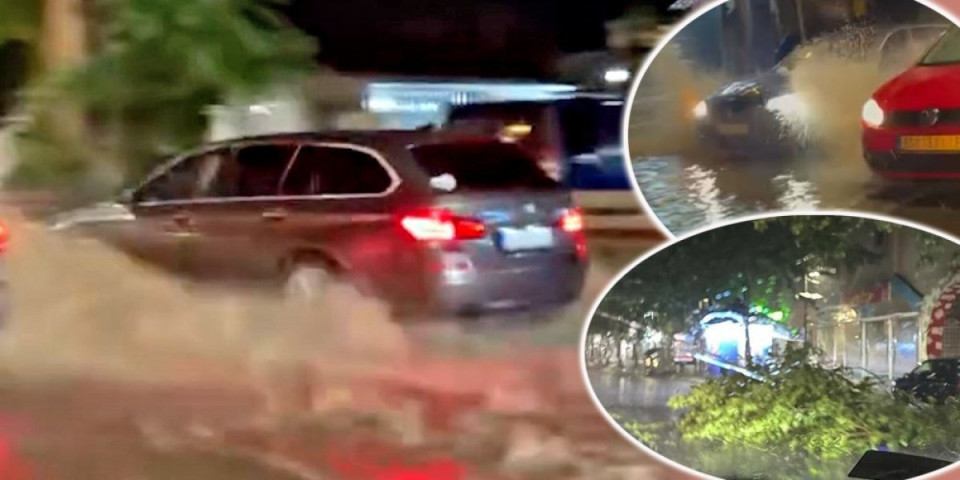 Apokaliptični snimci iz Beograda! Za kratko vreme pala velika količina kiše (FOTO, VIDEO)