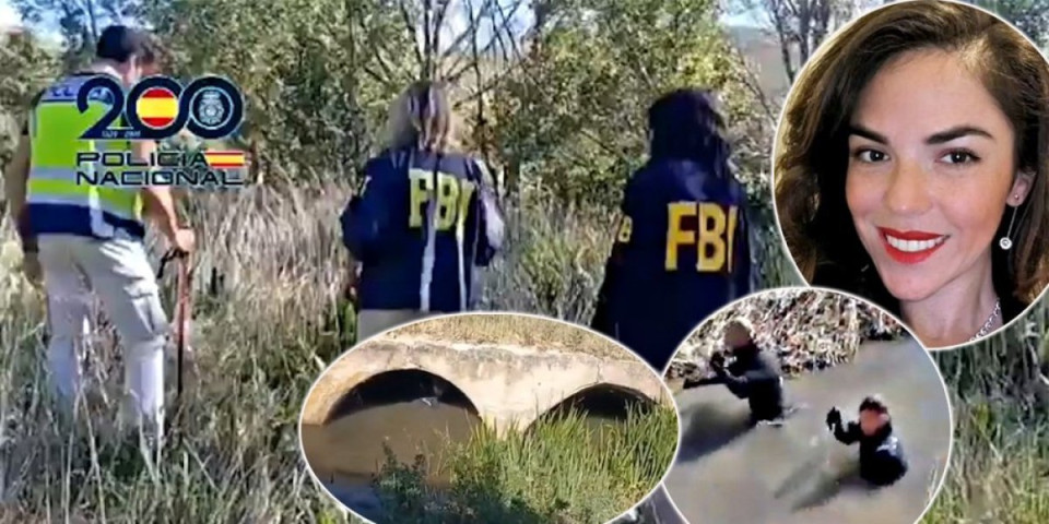 Pogledajte kako agenti FBI tragaju za Anom Knežević! Ronioci pretražuju kanale, inspektori "češljaju" njive oko Madrida (VIDEO)
